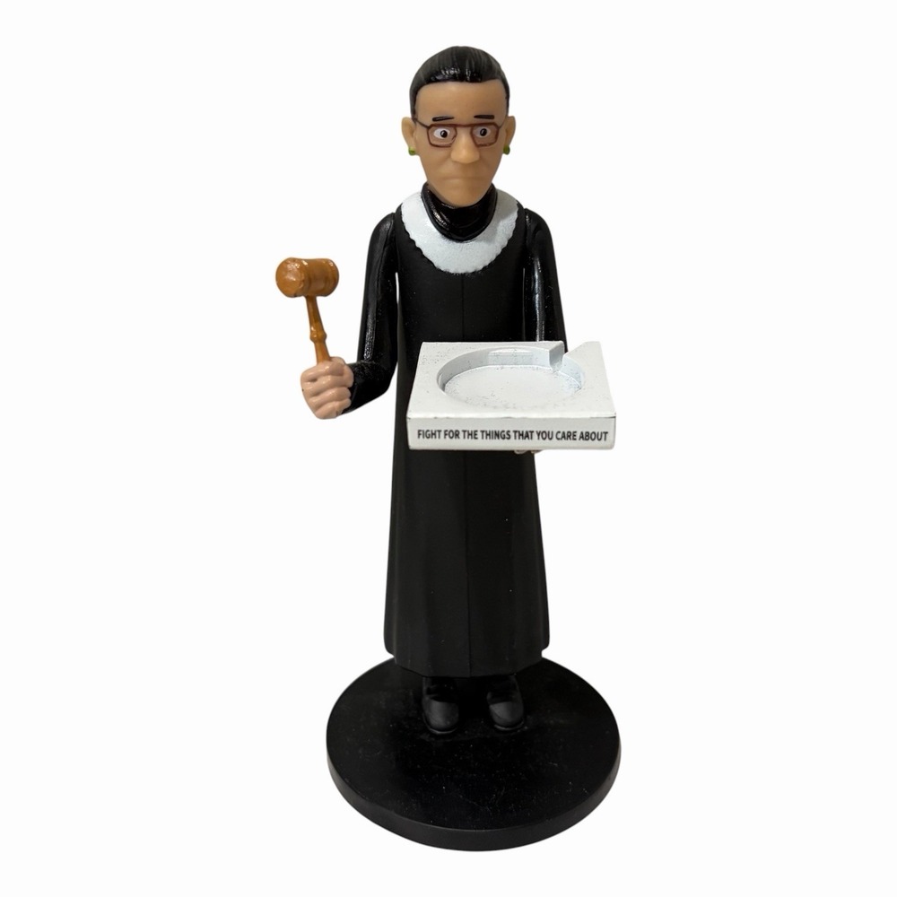 Ruth Bader Ginsburg (RBG) Smart Watch Charging Station Stand With Gavel 6.5" In